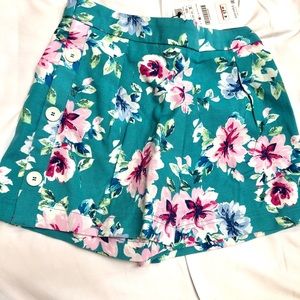 Zara shorts floral.